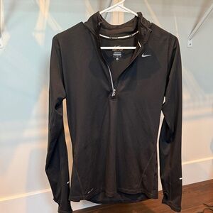 Nike Black Performance Quarter-Zip Top